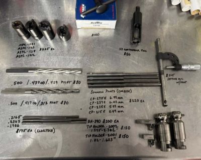 Sunnen VGS / Cyl Head tooling