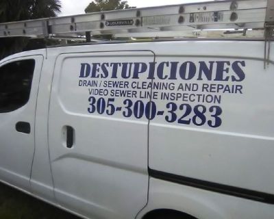 FONTANERO, DESTUPICIONES DADE Y BROWARD 3053003283