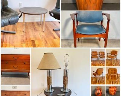 AMERICAN ANTIQUE, MID CENTURY, DESIGNER CURATED AUCTION