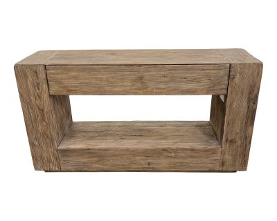 Custom Design Kabuki Reclaimed Pine Console + Drawer