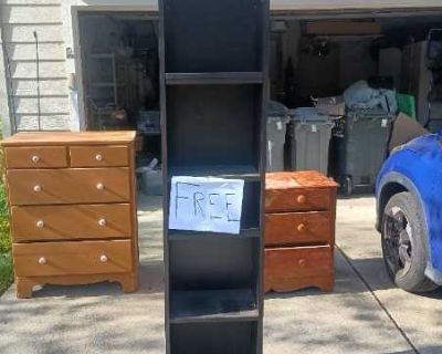Bookshelf and Dressers