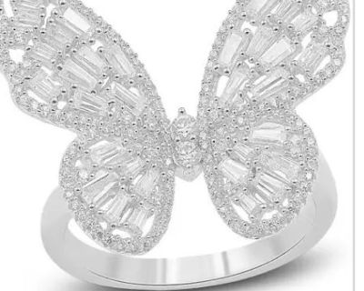 New!  3/4 Ct. Diamond Butterfly Rings!  All Sizes!  Layaway!