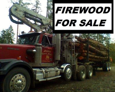 LOGS FOR SALE Dump Truck or Self Loader Logging Truck Delivers! South King County WA