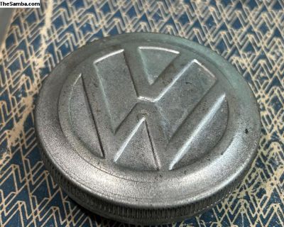 VW logo 60mm gas cap metal 1955-1967 Bus