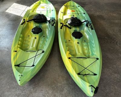 FS DEAL - FS Two sit on top fishing kayaks lifetime 10 FT