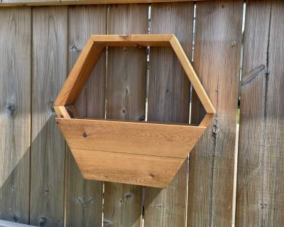 Brand new cedar planter box