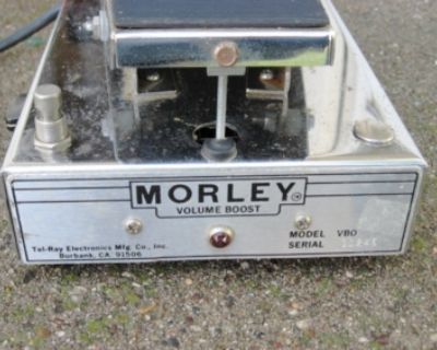 Vintage All Chrome Morley Guitar Volume Boost Pedal