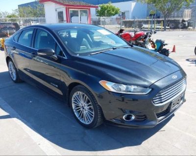 Salvage Black 2013 Ford Fusion