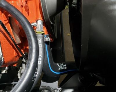 1965-67 Nova Battery tray clip bracket for negative battery cable