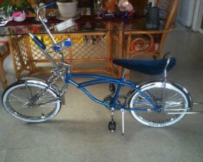 lowrider bike blue