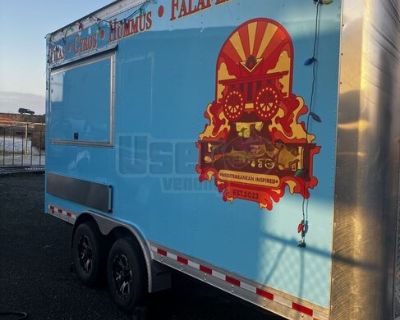 2023 8' x 16' Quality Kitchen Food Trailer with CA HUD Insignia