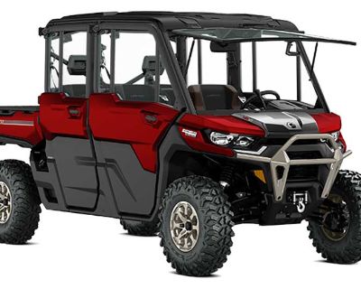 Condition: Used, Make: Can-Am, Model: Defender MAX Limited, Year: 2024, Color: Fiery Red, Dealer: Carns Powersports, Phone: 814-765-5684. WORK SMARTER EVERYTHING IS EASIER WITH A DEFENDER BY YOUR SIDE COMFORT FOR THE WHOLE CREW. Standard 3-mode air conditioning turns the Defender MAX into the perfect way to ensure up to 6 people can work, travel and adapt as the conditions demand