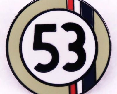 Herbie the Love Bug enamel pin