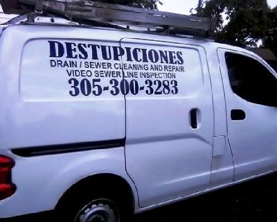 HALLANDALE BEACH  DESTUPICIONES, DRAIN CLEANING,  786 334 2631