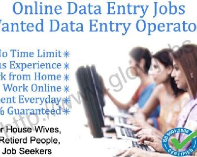 -Computer based job part time home based in data entry work No Target