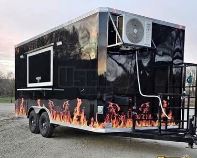 2024 - 8.5' x 18' Food Concession Trailer | Mobile Kitchen Unit