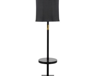 Tommi Parzinger for Parzinger Originals Floor Lamp with Side Table, 1955, Signed