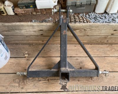 FS Receiver hitch for 3-point tractor links