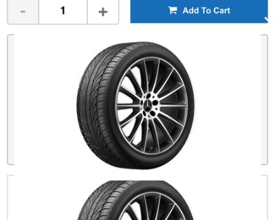 Mercedes-Benz Rims OEM (1 Front, 1 Rear) Super Mint