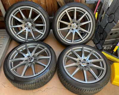 Mercedes Benz S Class S560 S450 S63 S65 AMG 20" Wheels Tires Pirelli
