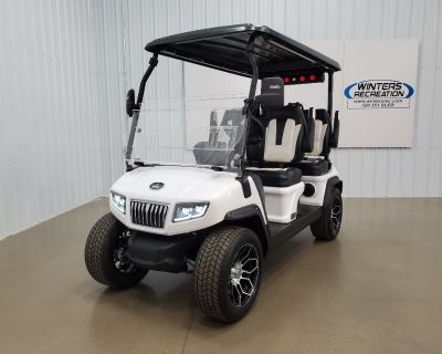 2023 Evolution D5 Ranger Golf Cart, Mineral White