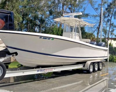 Offered by Costa Del Mar
Financing Available

Health Reason for Selling Excellent Condition, 2nd Owner, Trailer/Barn Stored
2016, Yamaha :: 4Stroke, , Twin, 300 HP, 420 Hours Timing Belts Replaced 2023

ELECTRONICS: Updated Electronics Garmin 7616 XSV Garmin Open Array w/ Bird Chirp 12K Garmin G8C20 Autopilot Fusion Unit Amp EPIRB Engine, Console and Leaning Post New EZ Glass Alarm System
OPTIO...