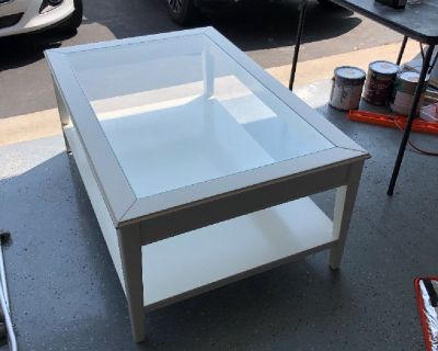 White IKEA coffee table