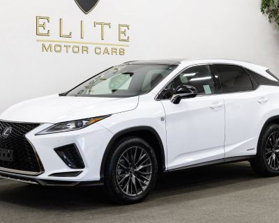 1 previous owner(s). Mileage: 0. SUV. Fuel Type: Hybrid. 2022 Lexus RX 450h F Sport with 23k miles. Eminent White Pearl with Circuit Red F SPORT Leather.Factory options include:Heated and Ventilated Seats,NAvigation,Satellite Raio,Bluetooth,and moreClean title, clean carfax.Financing available for ALL credit types. Extended service contracts available. Trades accepted. Crypto Accepted.Call Elit...