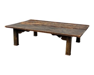 Antique Japanese Sugi Wood Low Table