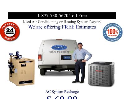 Affordable Heating Furnace and Air Conditioning Repairs - Free Estimates