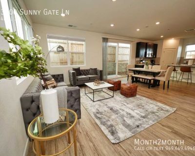 3200 Sunny Gate Ln. *Pricing reflects four (4) months or longer lease term. Shorter lease terms are available starting at thirty days (30), however, the price will be subject to change *This property will be coming soon. Please note, we are currently adding the final "touches" on this home, which includes furniture, housewares, and accessories. This modern, chic bungalow in Folsom features 3 be...