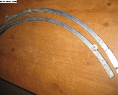 Rear vert window guides late beetle convertible