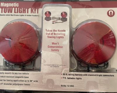 New Magnetic trailer or vehicle tow light kit