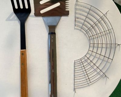 NEW Grilling Spatulas (Heavy Duty Serrated & Silicone) & Cooling Rack