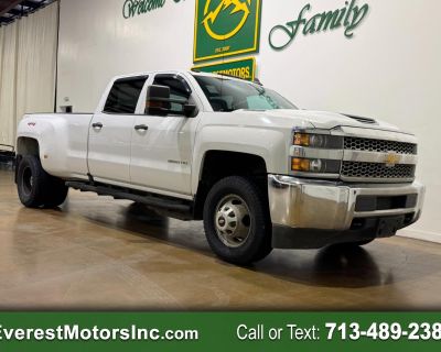 2019 Chevrolet Silverado 3500 WT 4X4 CREW CAB DRW 6.6L V8 DIESEL 1OWNER