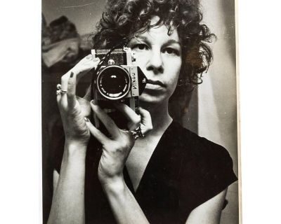 Nona HatayVintage Silver Gelatin Rock and Roll Photogapher Nona Hatay Self Portrait