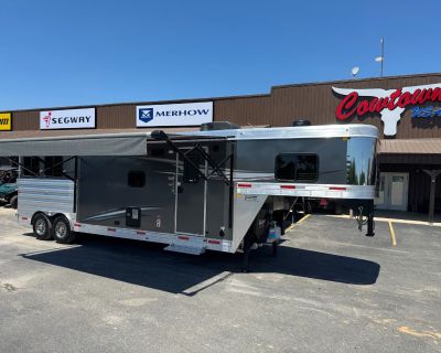 2025 Merhow 8212 Stampede Two-Horse Trailer Gooseneck Trailers Cuba, MO