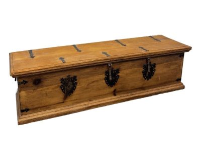 1960s Primitive Pine Blanket Chest