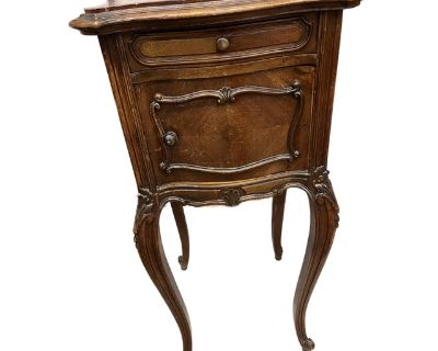 Louis XV Side Table With Marble Top