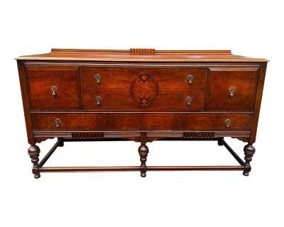 Jacobean Style Buffet Credenza