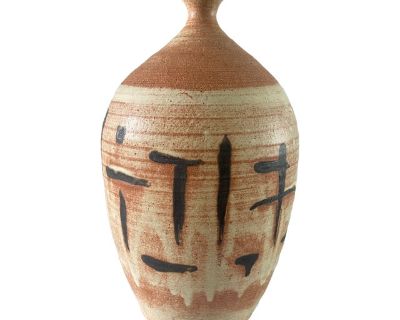 Mid 20th Century Signed Large Scale Figured Ceramic Studio Pottery