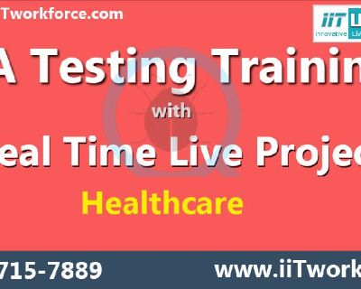 QA Online Training with real time projects on Healthcare domain by IIT Workforce.