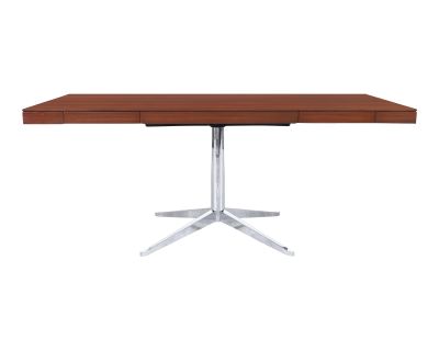 1960s Vintage Walnut Executive Desk by to Florence Knoll