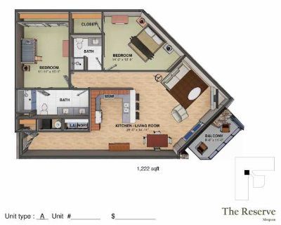 3 Bedroom 2.5BA 1571 ft Furnished Apartment For Rent in Mequon, WI