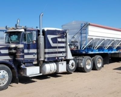 1981 Peterbilt 359 Sleeper w/ Rayman Belt Trailer