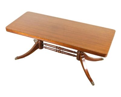Mersman Mahogany Coffee Table With Claw Feet