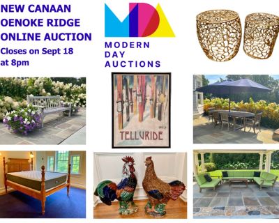 NEW CANAAN OENOKE RIDGE ONLINE AUCTION By Modern Day Auctions