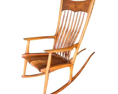 Sam Maloof Designed "Evans" Rocking Chair by Mike Raub