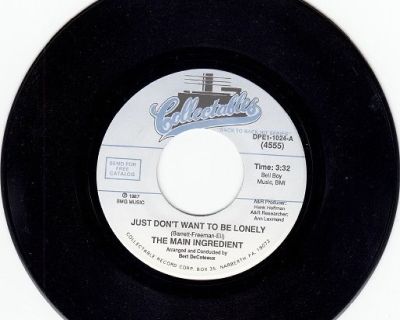 MAIN INGREDIENT ~ Just Don't Want To Be Lonely*Mint-45 !