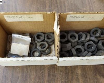 64-67 Bus Old Stock Front Axle Nuts, L&R